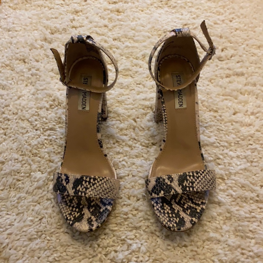 Steve Madden Snakeskin Sandals